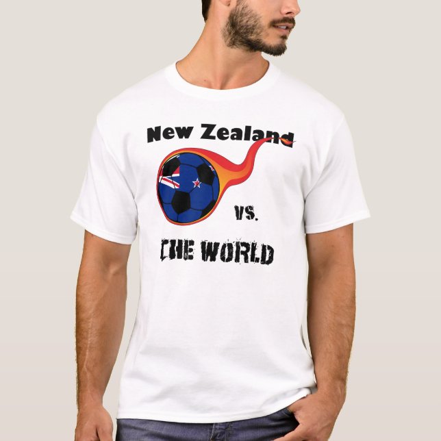 Weltmeisterschaft - Neuseeland gegen die Welt T-Shirt (Vorderseite)