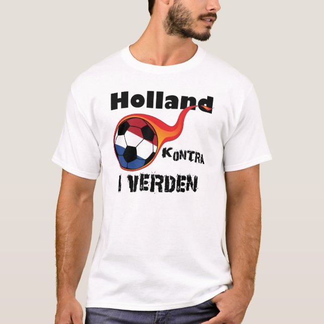 Weltmeisterschaft - Niederlande gegen Welt T-Shirt (Vorderseite)