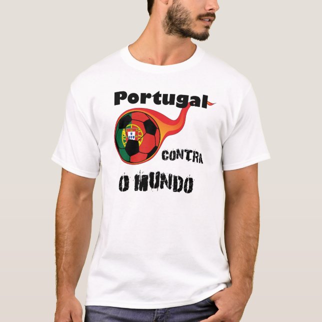 Weltmeisterschaft - Portugal gegen die Welt T-Shirt (Vorderseite)