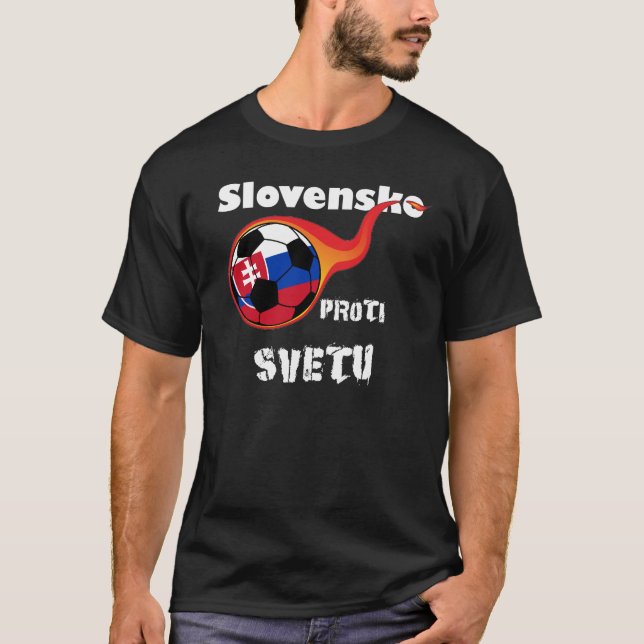 Weltmeisterschaft - Slowakei gegen die Welt T-Shirt (Vorderseite)