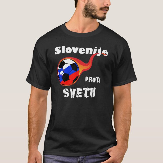 Weltmeisterschaft - Slowenien gegen die Welt T-Shirt (Vorderseite)