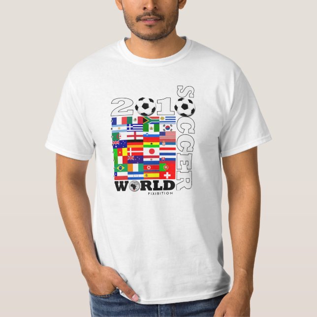 Weltmeisterschaft-T - Shirt-Fußball 2010 T-Shirt (Vorderseite)