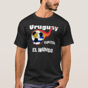 Weltmeisterschaft - Uruguay gegen. Die Welt T-Shirt