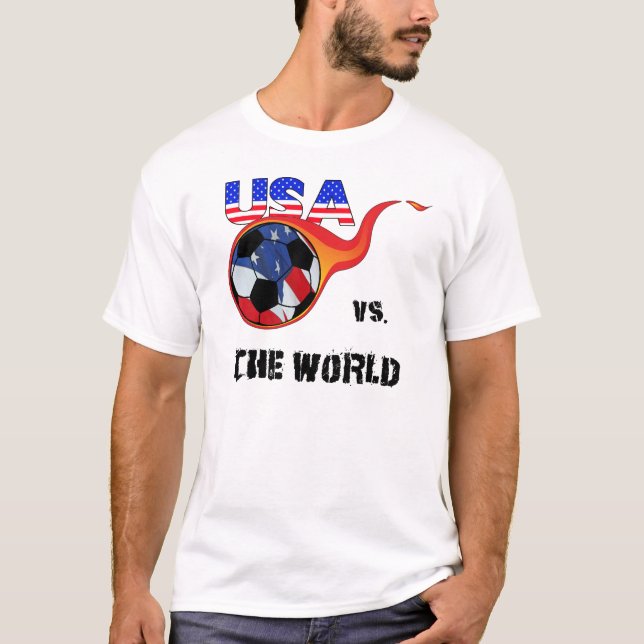Weltmeisterschaft - USA gegen Welt T-Shirt (Vorderseite)