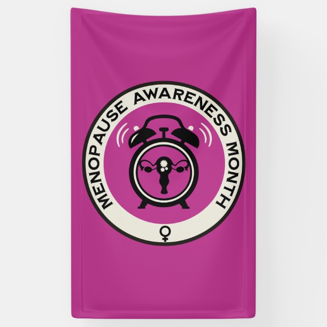 Weltmenopause-Monat Banner (Vertikal)