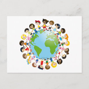Weltnummer Postkarte