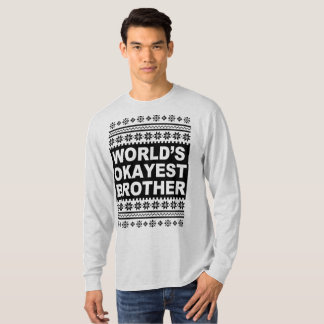 WeltOkayest Bruder-Shirt-hässliches Weihnachten T-Shirt
