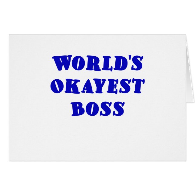 WeltOkayest Chef (Vorderseite (Horizontal))