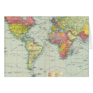 Weltpolitische Landkarte