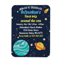 Weltraum 1. Geburtstag Party Erster Rundgang durch