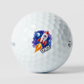 Weltraum-Abenteuer Poster | Abenteuer warten Golfball