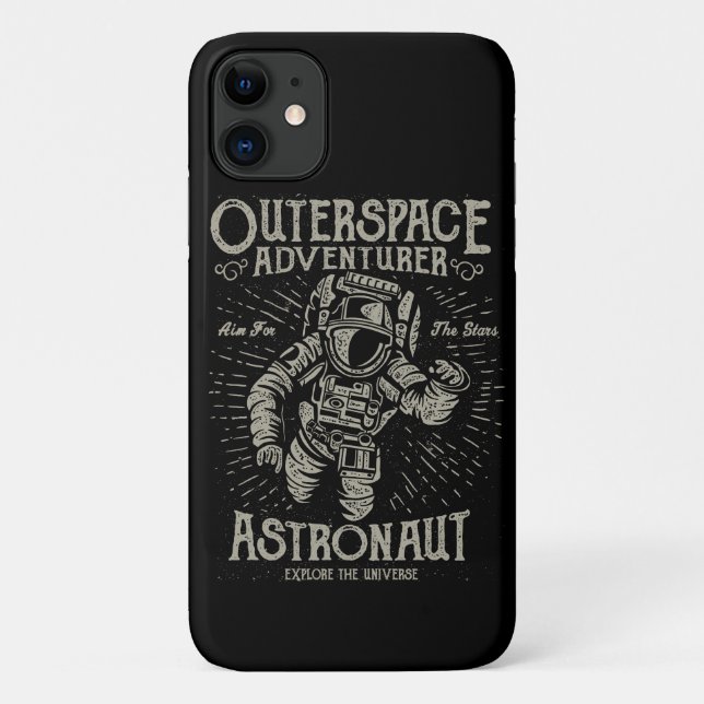 Weltraum-Abenteurer-Astronaut will Sterne Case-Mate iPhone Hülle (Rückseite)
