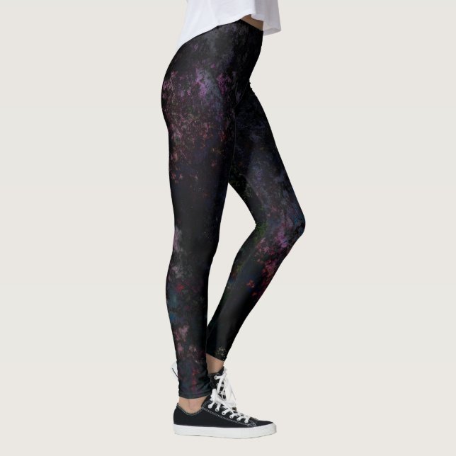 Weltraum Abstrakt Leggings (Rechts)