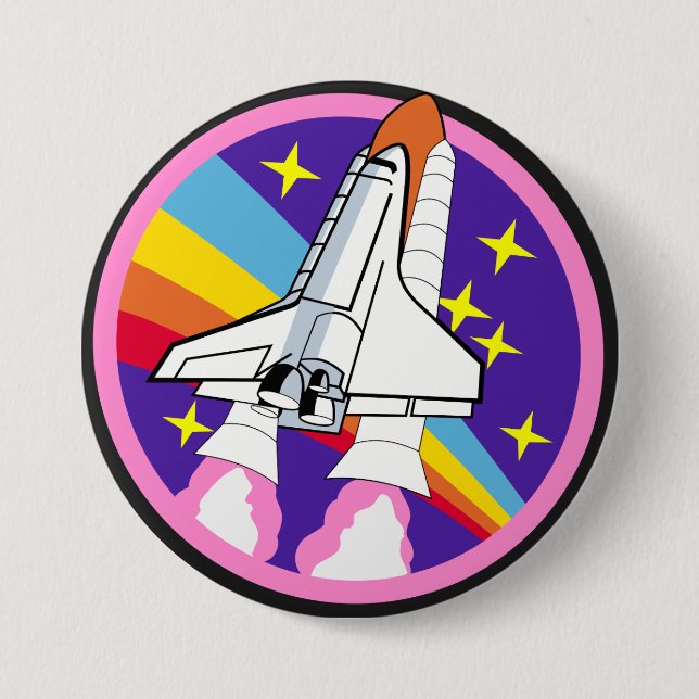 Weltraum-Abzeichen Button (Vorderseite)