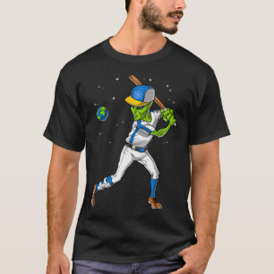 Weltraum-Alien-Baseball T-Shirt