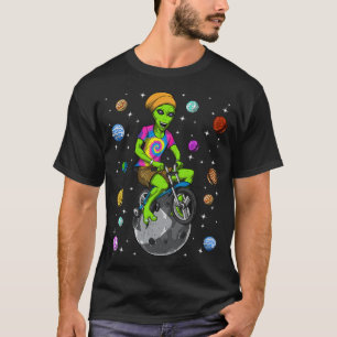 Weltraum-Alien-Tie-Dye-Hippie T-Shirt