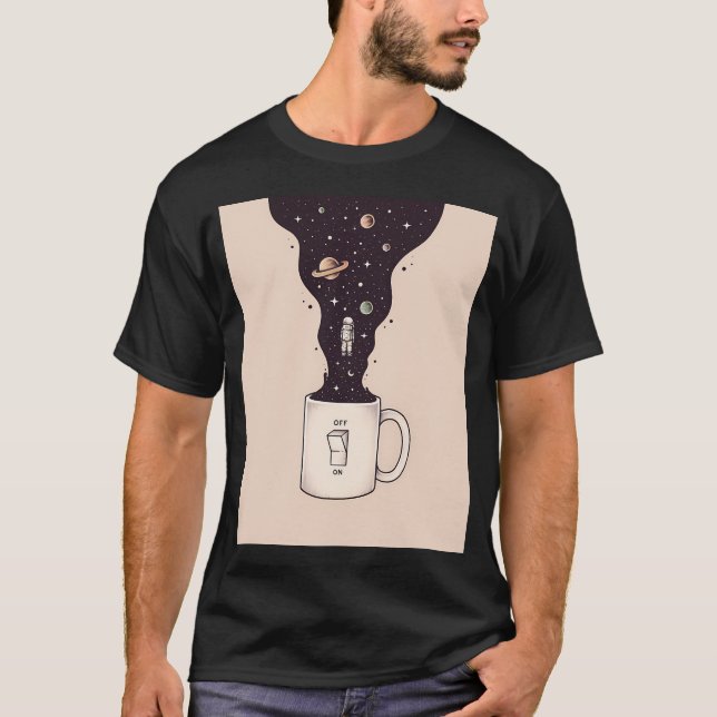 Weltraum AN T-Shirt (Vorderseite)