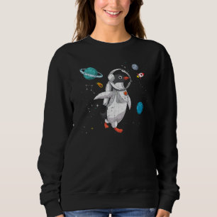 Weltraum Antarktis Zoologischer Garten Astronau Sweatshirt