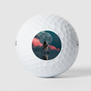 Weltraum Astronaut Art Space Anzug Clipart Golfball