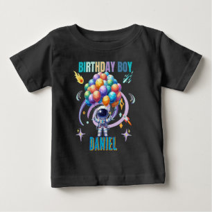 Weltraum-Astronaut Geburtstagskind Baby T-shirt