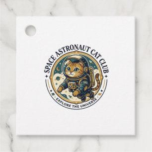 Weltraum-Astronaut-Katze-Vater-Geschenkidee - Welt Geschenkanhänger