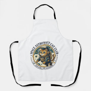 Weltraum-Astronaut-Katze-Vater-Geschenkidee - Welt Schürze