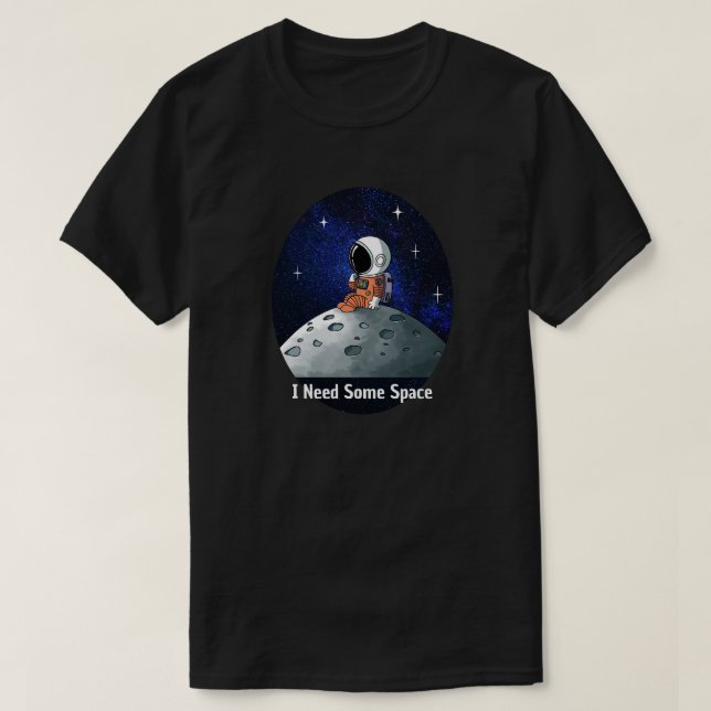 Weltraum, Astronaut, Raumfahrer, maßgeschneidert T-Shirt (Design vorne)
