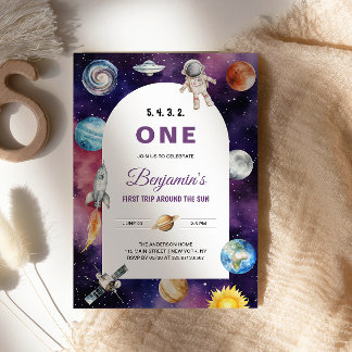 Weltraum-Astronauten: Erste Reise um die Sonne zum Einladung