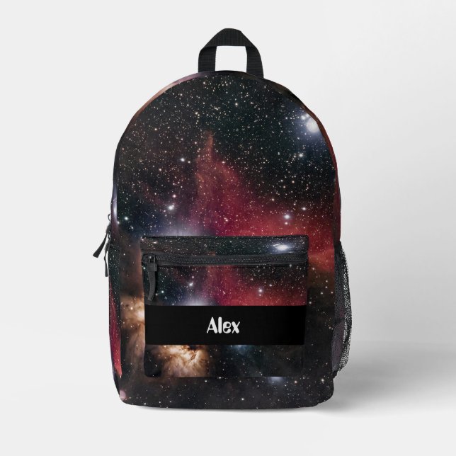 Weltraum Bedruckter Rucksack (Vorderseite)