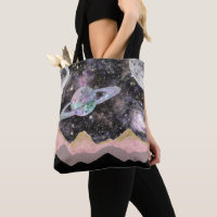 Weltraum Berge Gold Sternenhimmel Galaxy Planets