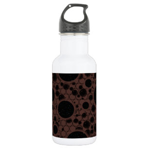 Weltraum-Blasen - braun Edelstahlflasche