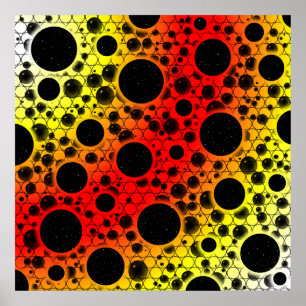 Weltraum-Blasen - WYR erhitzen Poster