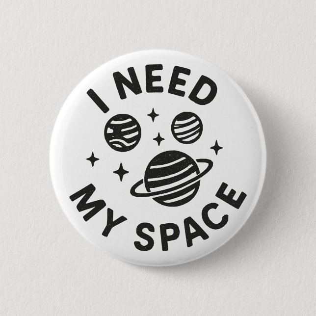 Weltraum Button (Vorderseite)