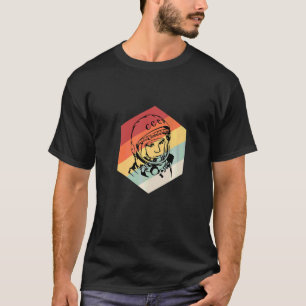 Weltraum CCCP Gagarin Kosmonaut Retro Vintage T-Shirt