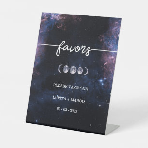 Weltraum Celestial Astronomie Elegante Hochzeiten  Sockelschild