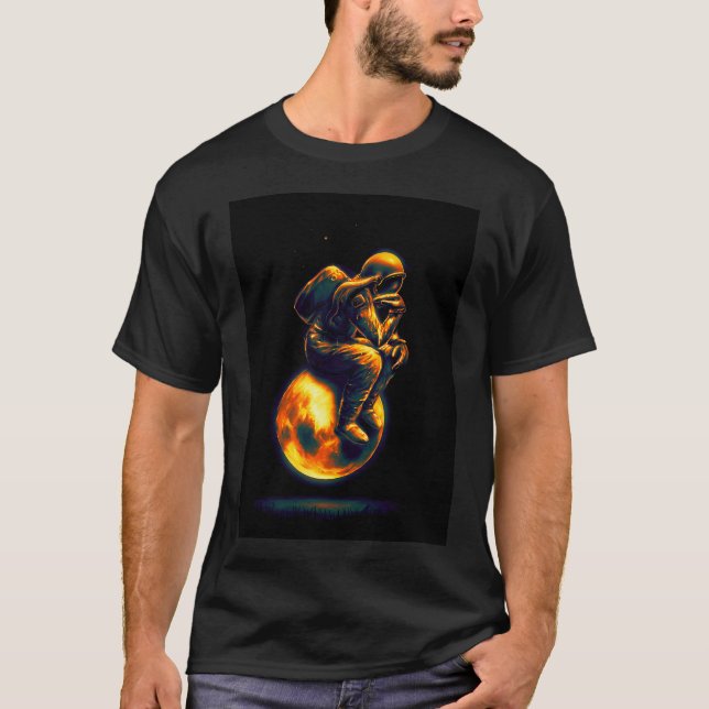 Weltraum Denker T-Shirt (Vorderseite)