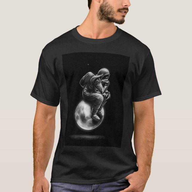 Weltraum Denker T-Shirt (Vorderseite)