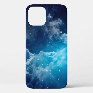 Weltraum des Nachthimmels mit Wolke und Sternenkre Case-Mate iPhone Hülle