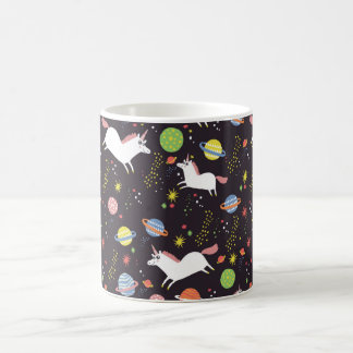 Weltraum-Einhörner Kaffeetasse