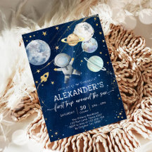 Weltraum Erste Reise um die Sonne 1. Geburtstag