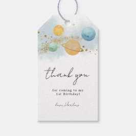 Weltraum Erste Reise um die Sonne Danke Geschenkanhänger