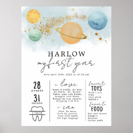 Weltraum Erster Rundgang durch die Sonne Meilenste Poster