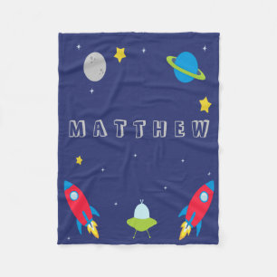 Weltraum-Fleece-Baby/Kinderdecke Fleecedecke