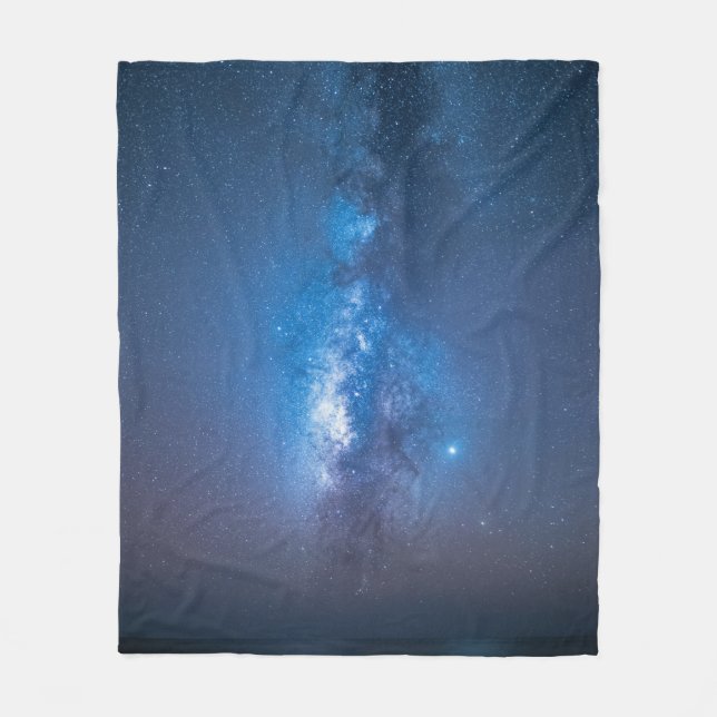 Weltraum Fleecedecke (Vorderseite)