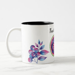 Weltraum Fruchtvibes Zweifarbige Tasse