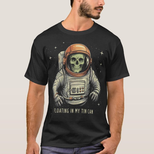 Weltraum-Funny Astronaut T-Shirt (Vorderseite)