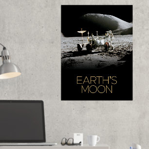 Weltraum, Galaxie, Sonnensystem, Mond der Erde Foliendrucke