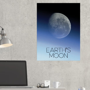 Weltraum, Galaxie, Sonnensystem, Mond der Erde Foliendrucke