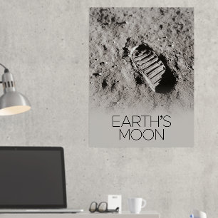 Weltraum, Galaxie, Sonnensystem, Mond der Erde Foliendrucke