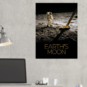 Weltraum, Galaxie, Sonnensystem, Mond der Erde Foliendrucke
